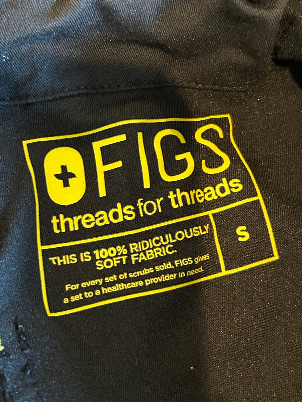 FIGS MEDICAL SCRUBS ELASTIC WAIST PANTS SIZE SMALL - Picture 5 of 6